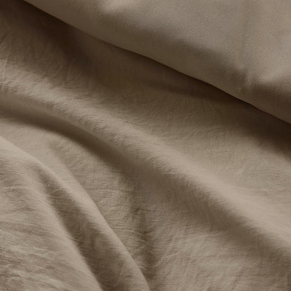 Walker Soft Washed Pleated Comforter Set - Khaki - Quahog Bay Bedding