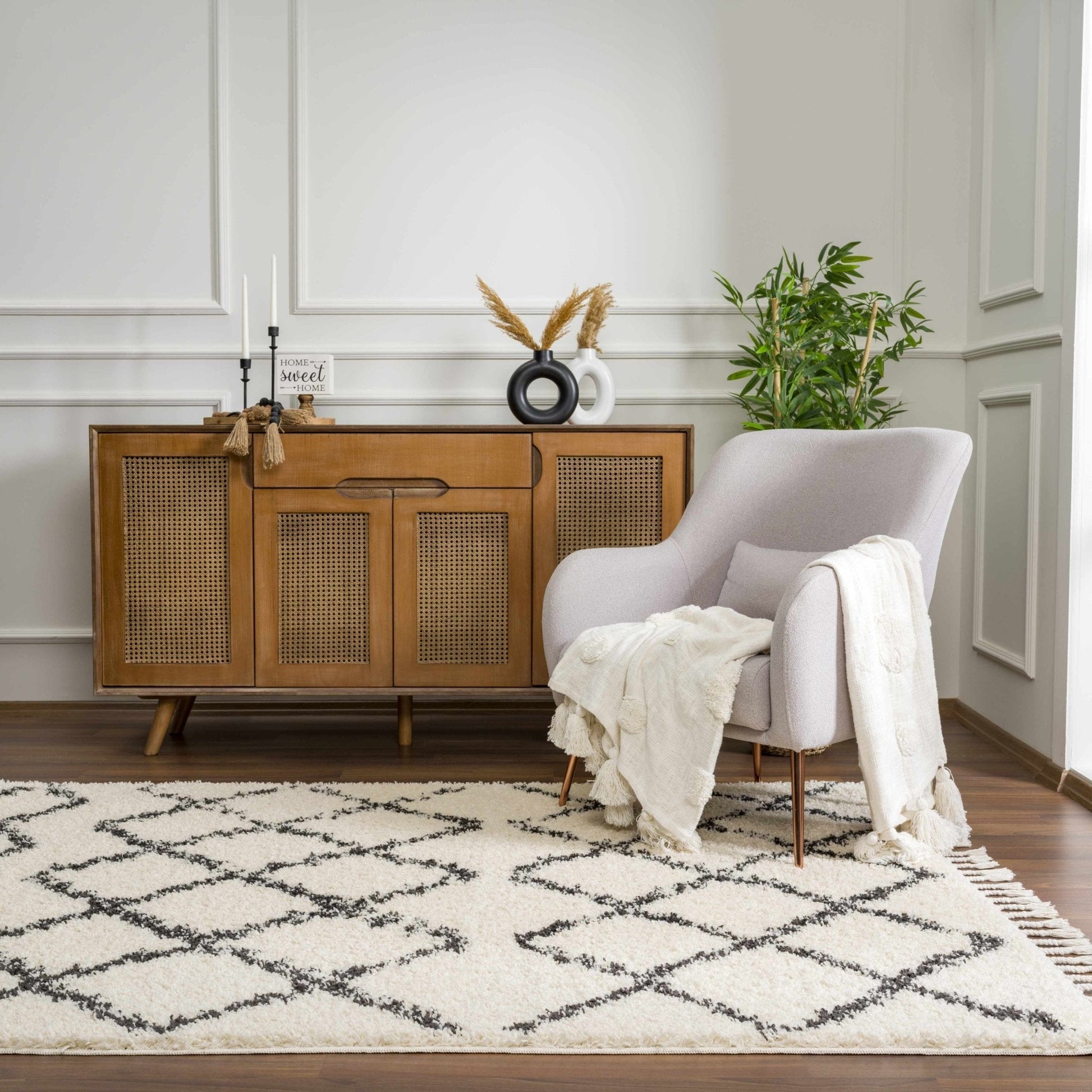 Wallagrass Moroccan Shag Rug - Clearance - Quahog Bay Bedding