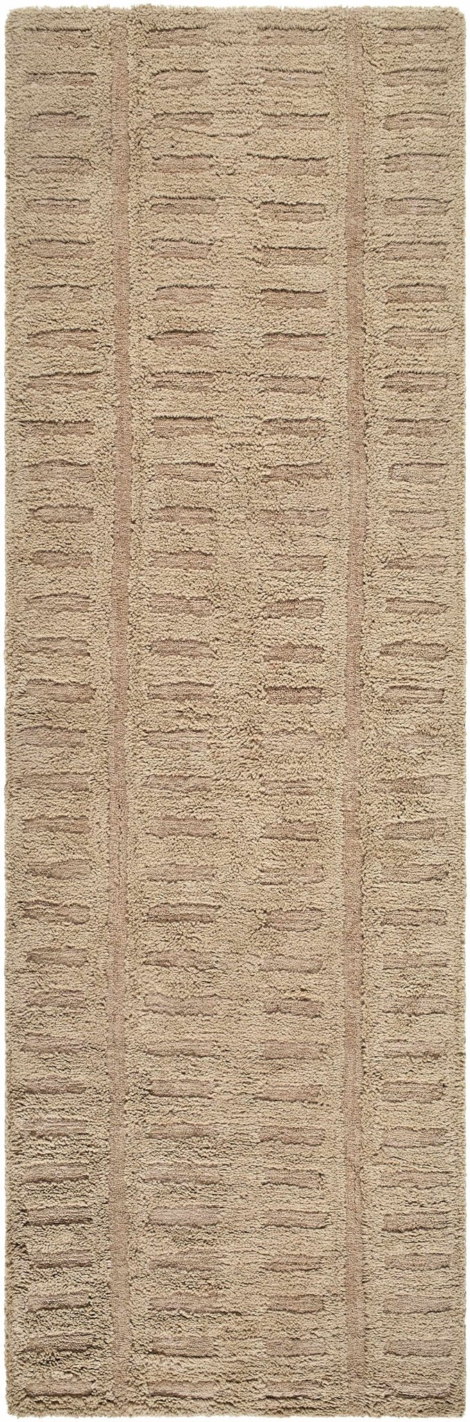 Washable Handmade Wool Rug - Brown - Quahog Bay Bedding