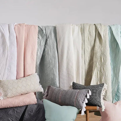 Washed Linen Quilt - Quahog Bay Bedding
