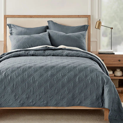 Washed Linen Quilt - Quahog Bay Bedding
