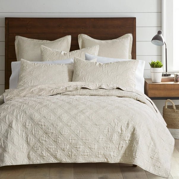Washed Linen Quilt - Quahog Bay Bedding