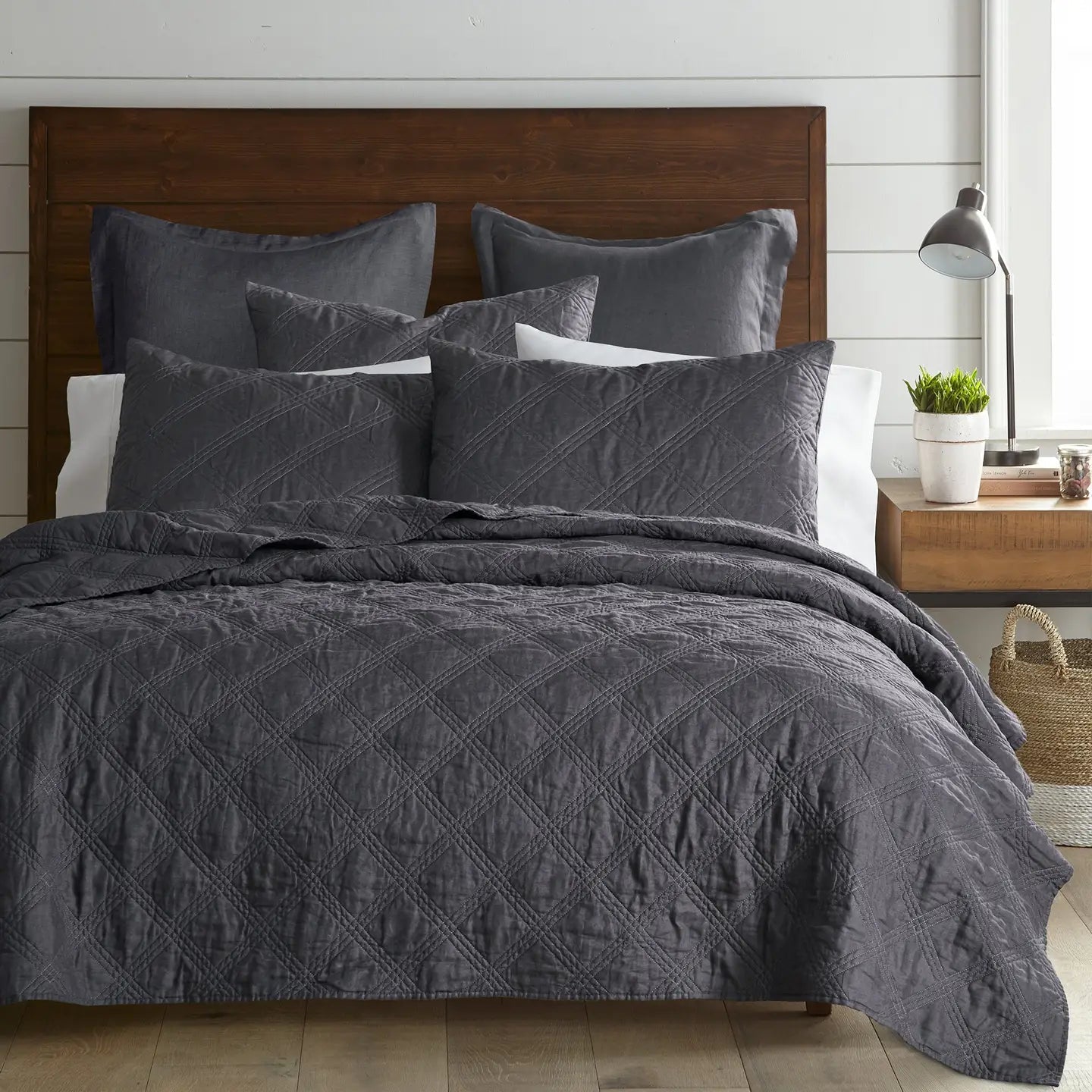 Washed Linen Quilt - Quahog Bay Bedding