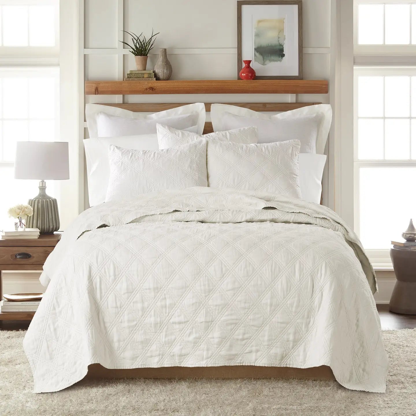 Washed Linen Quilt - Quahog Bay Bedding