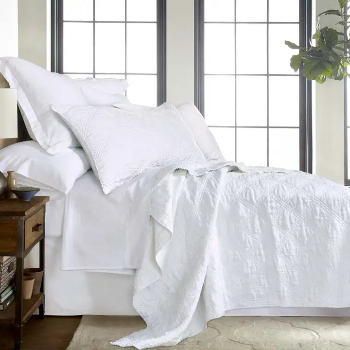 Washed Linen Quilt - Quahog Bay Bedding