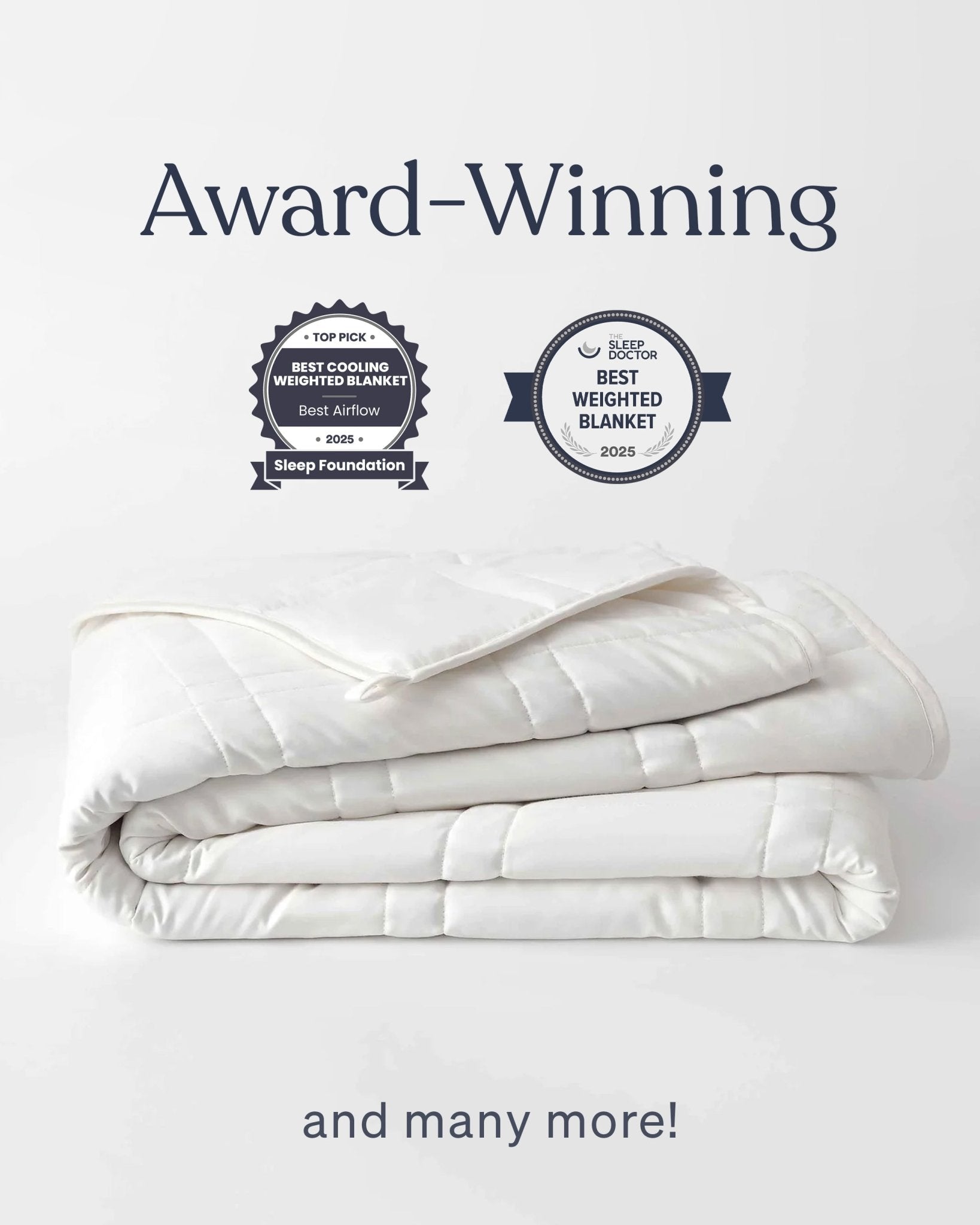 Weighted Comforters - Queen & King Sizes - 15LBS, 20LBS, 25LBS - Quahog Bay Bedding