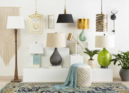 Westview Lime Green Glass Table Lamp - Quahog Bay Bedding