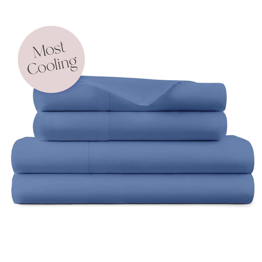 Whisper Organics GOTS-Certified Organic Cotton Percale Sheet Set - 270 TC - Quahog Bay Bedding