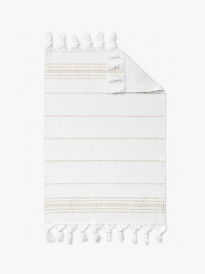White Dune Classic Turkish Hand Towel - Quahog Bay Bedding