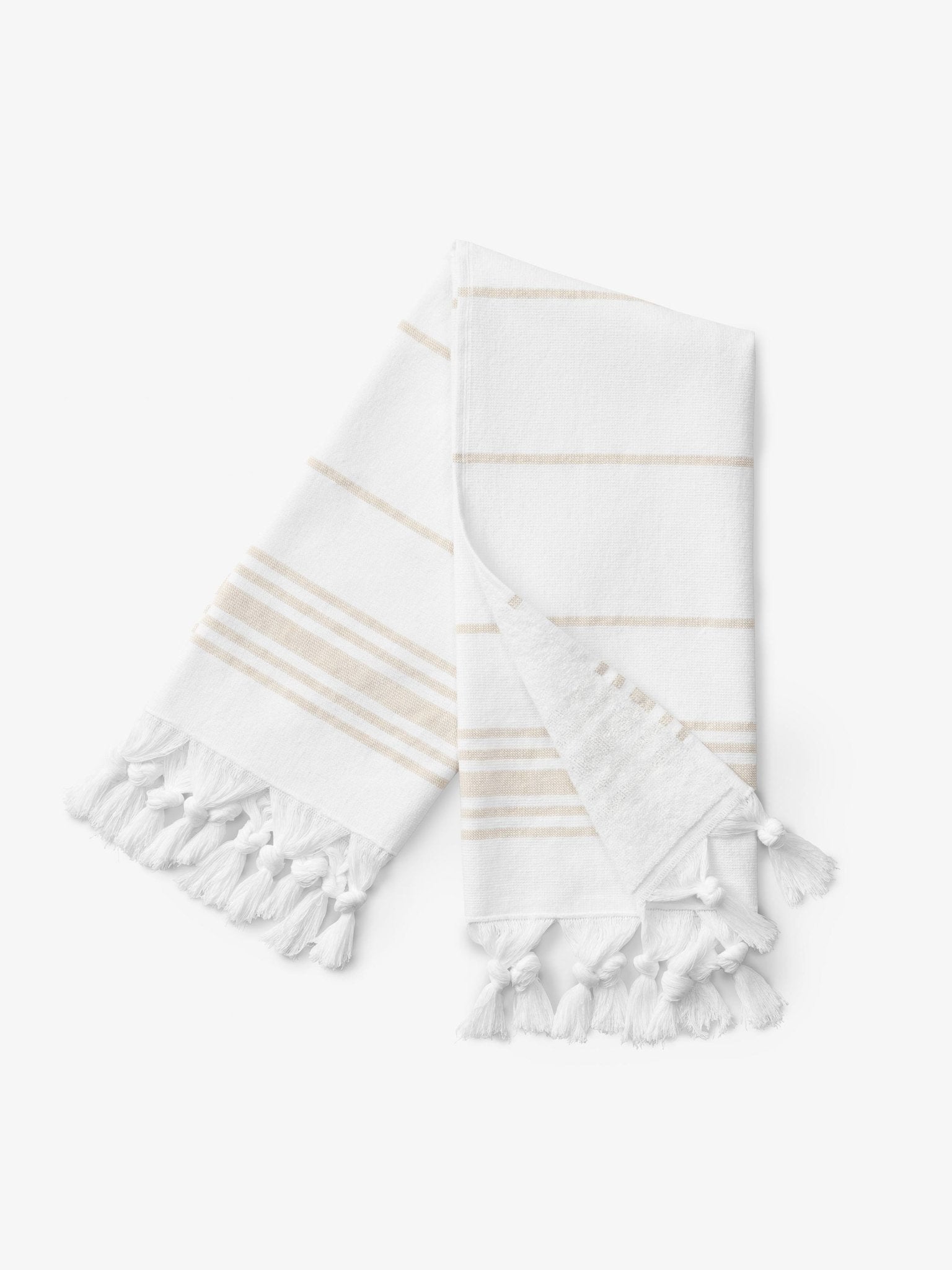 White Dune Classic Turkish Hand Towel - Quahog Bay Bedding