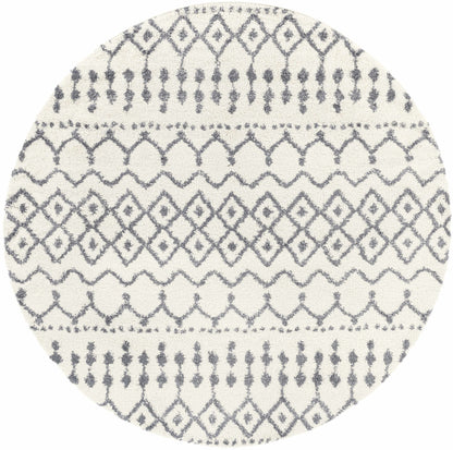 White Gray Navassa Rug - Promo - Quahog Bay Bedding
