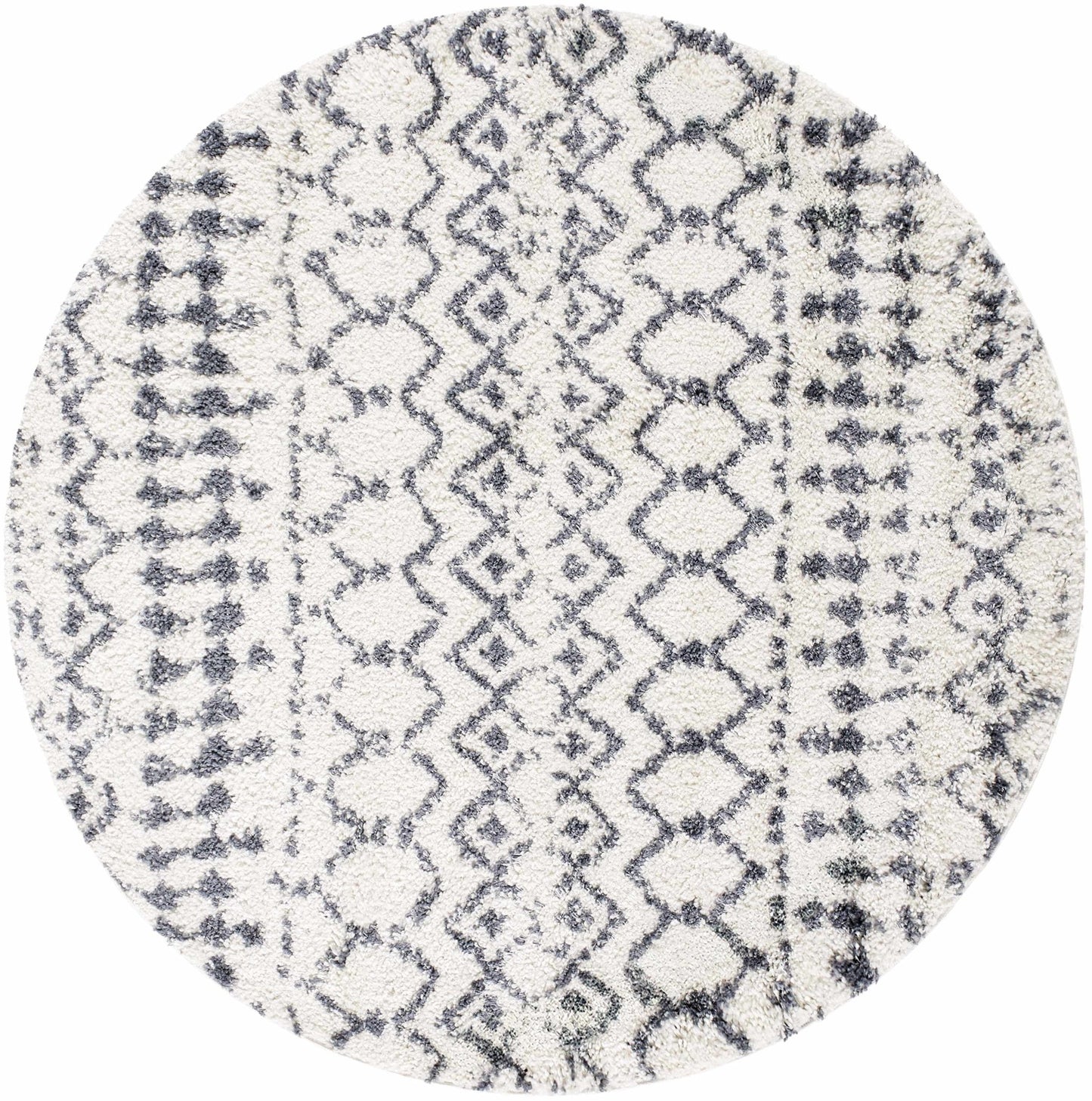 White Gray Navassa Rug - Promo - Quahog Bay Bedding