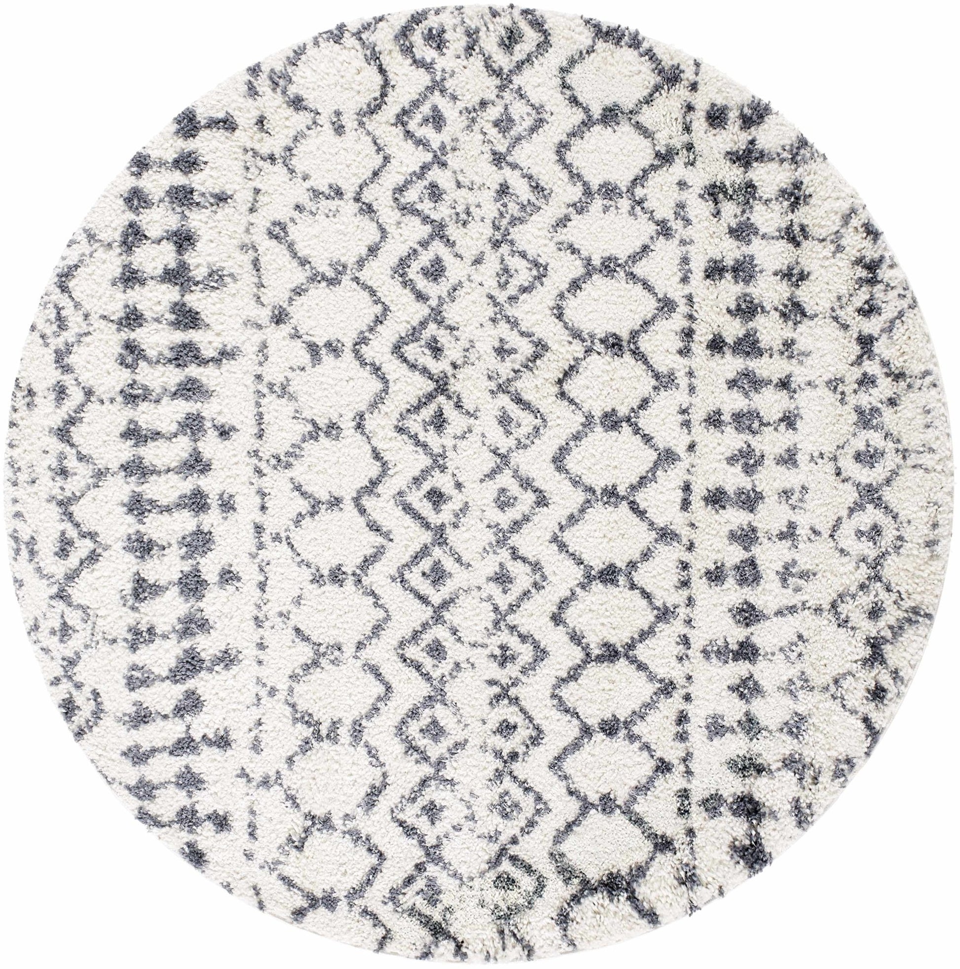 White Gray Navassa Rug - Promo - Quahog Bay Bedding