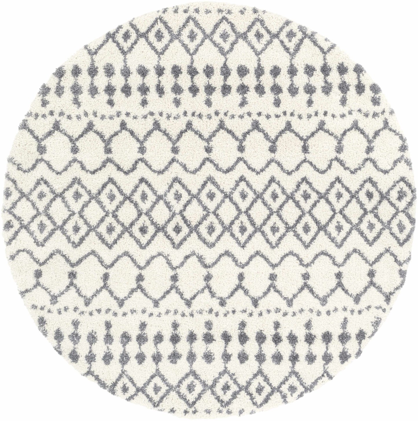 White Gray Navassa Rug - Promo - Quahog Bay Bedding