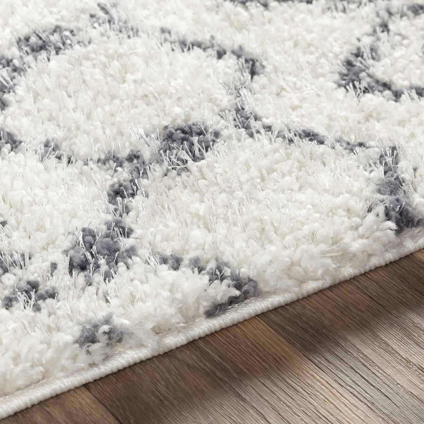 White Gray Navassa Rug - Promo - Quahog Bay Bedding