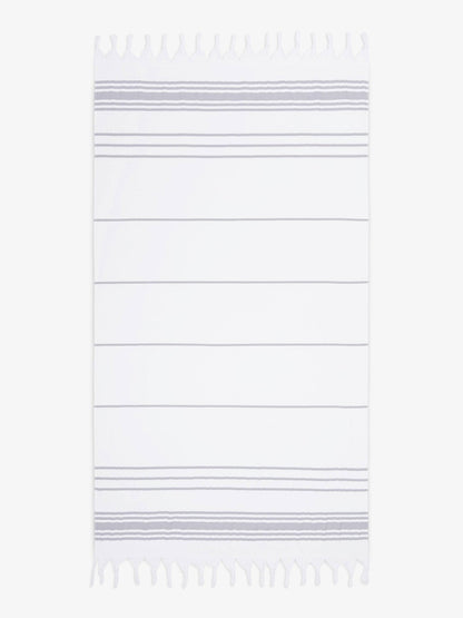 White Stone Classic Turkish Towel - Quahog Bay Bedding