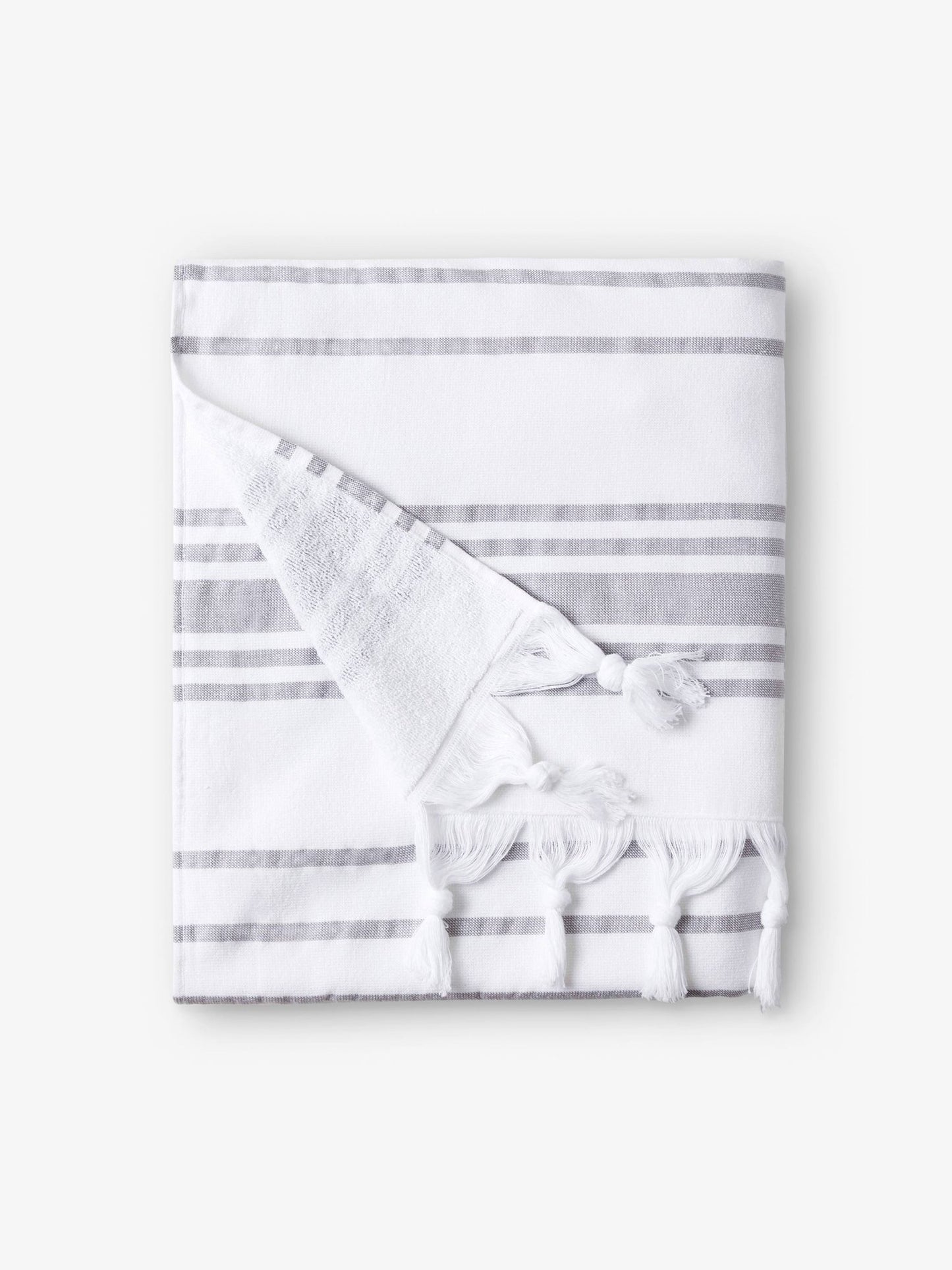 White Stone Classic Turkish Towel - Quahog Bay Bedding