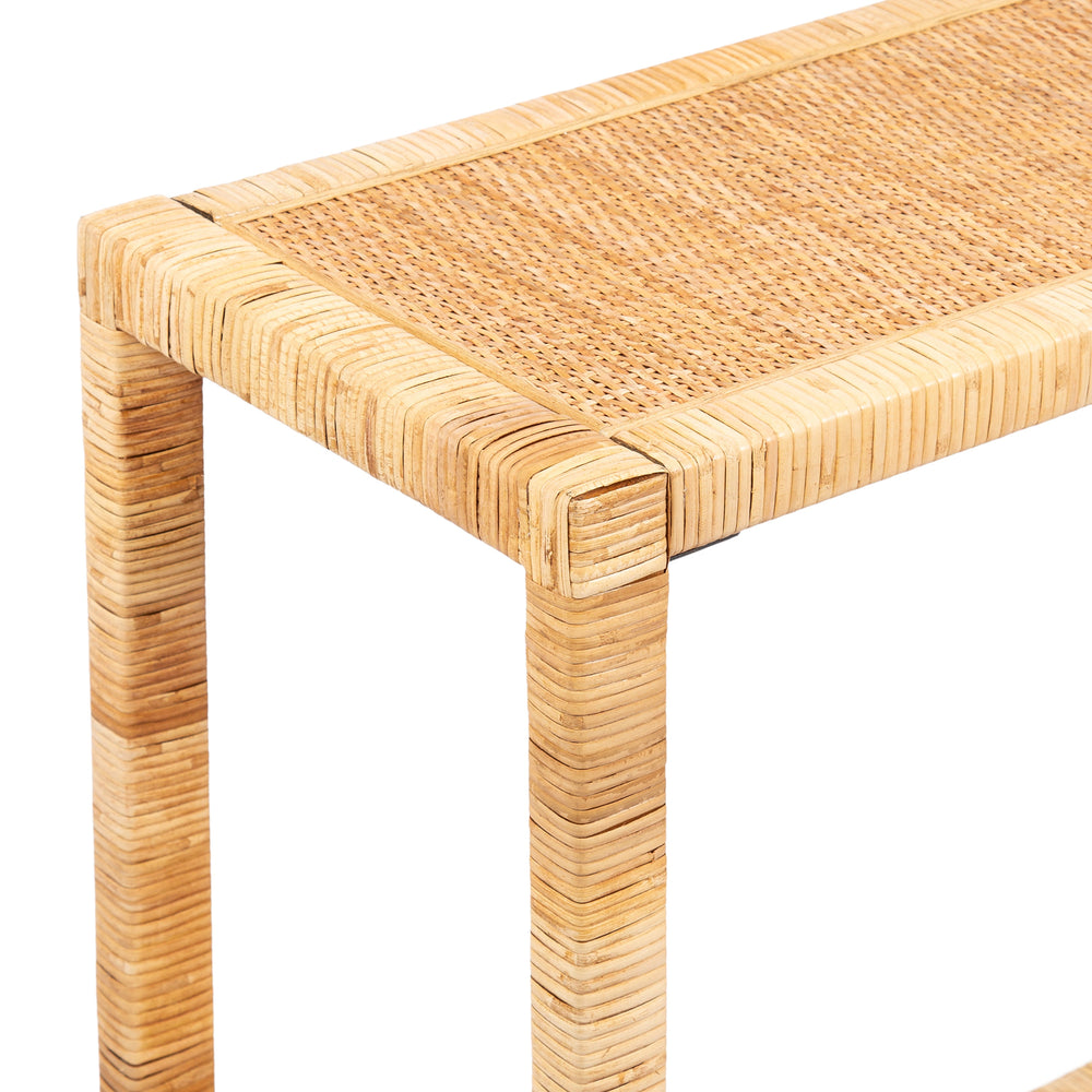 Rafina Natural Rattan Console Table