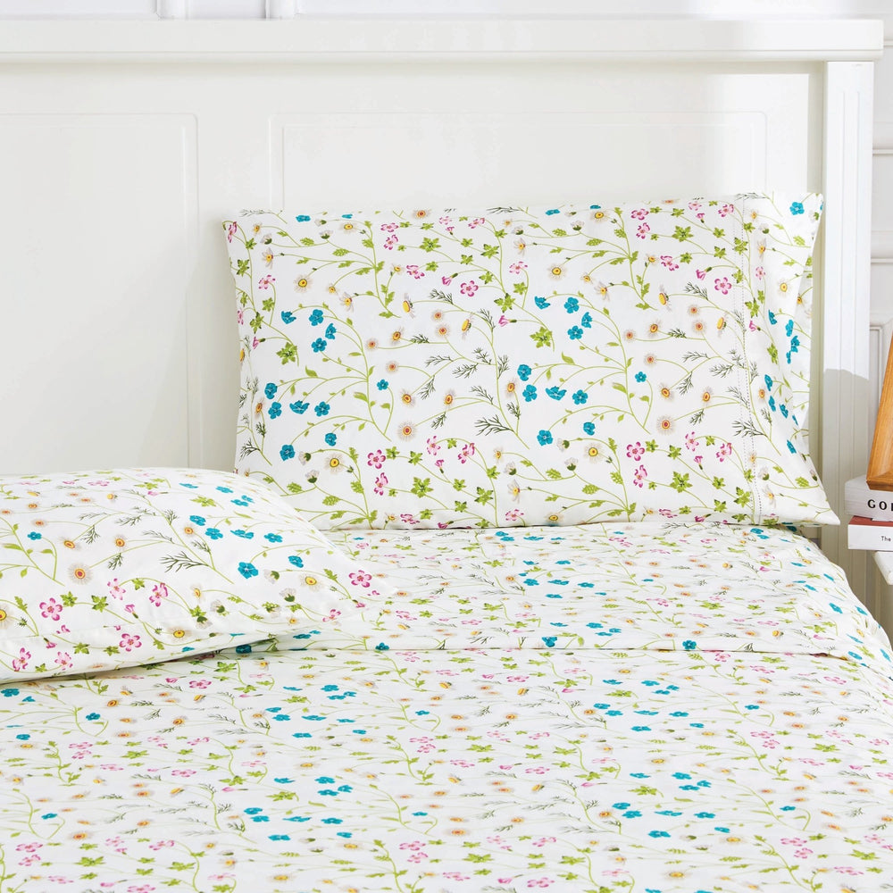 Wildflower Sheet Set - Floral Sheet Sets - Quahog Bay Bedding