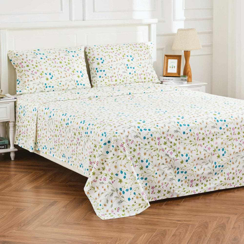 Wildflower Sheet Set - Floral Sheet Sets - Quahog Bay Bedding