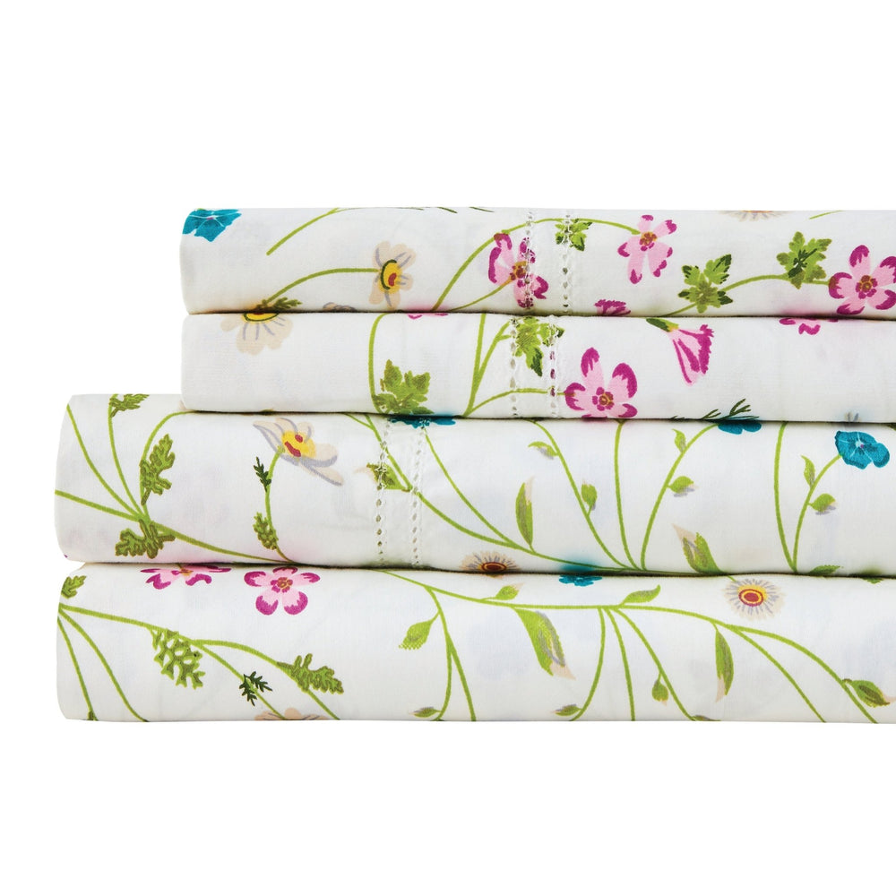 Wildflower Sheet Set - Floral Sheet Sets - Quahog Bay Bedding