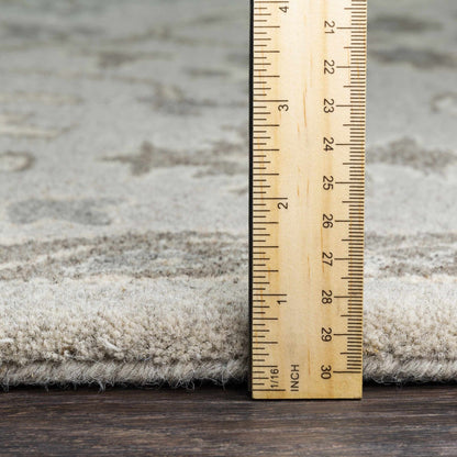 Willimantic Beige Thick Wool Rug - Quahog Bay Bedding