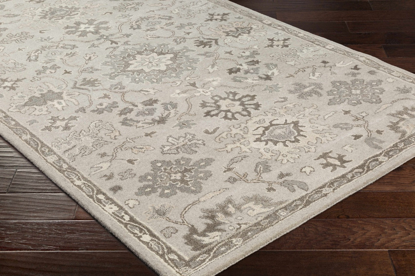 Willimantic Beige Thick Wool Rug - Quahog Bay Bedding