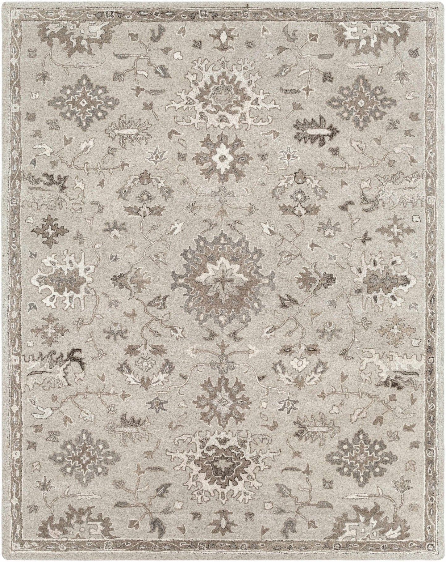 Willimantic Beige Thick Wool Rug - Quahog Bay Bedding