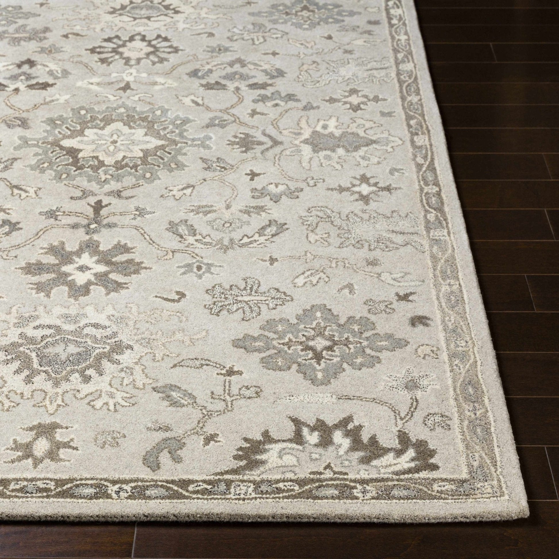 Willimantic Beige Thick Wool Rug - Quahog Bay Bedding