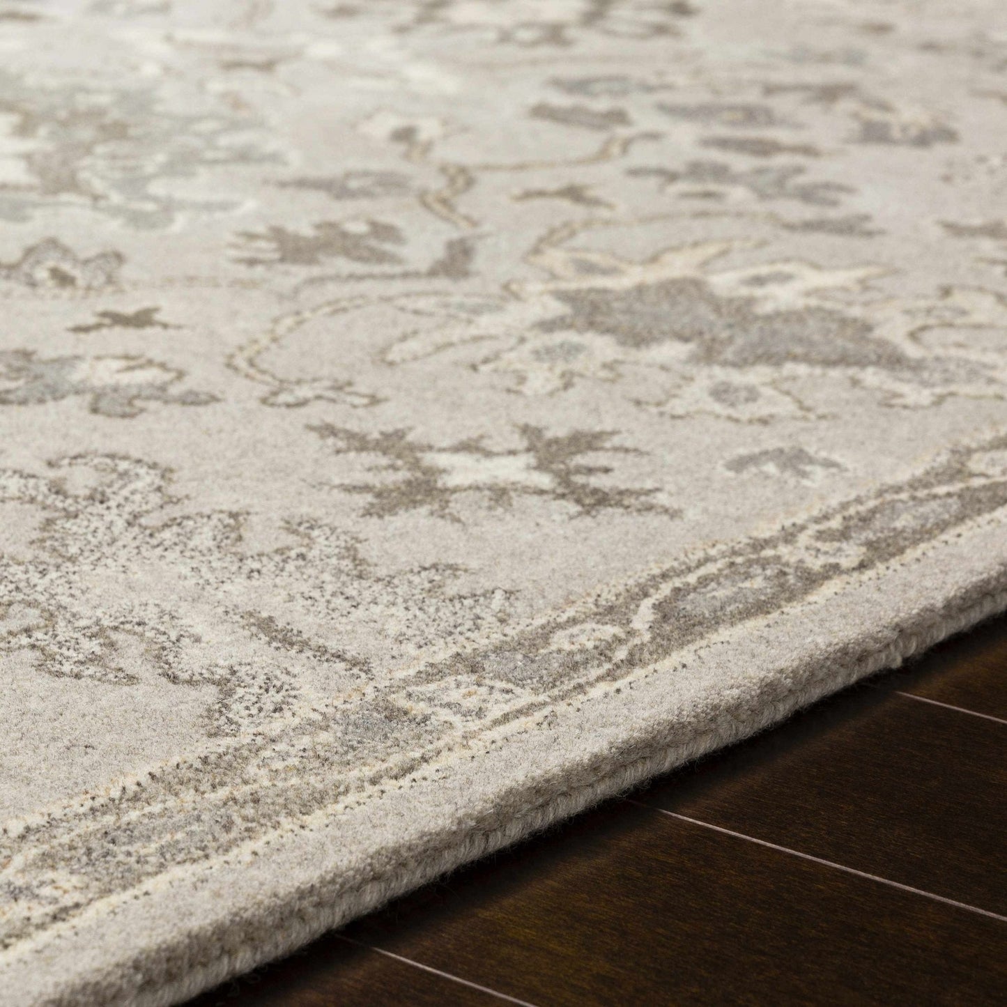Willimantic Beige Thick Wool Rug - Quahog Bay Bedding