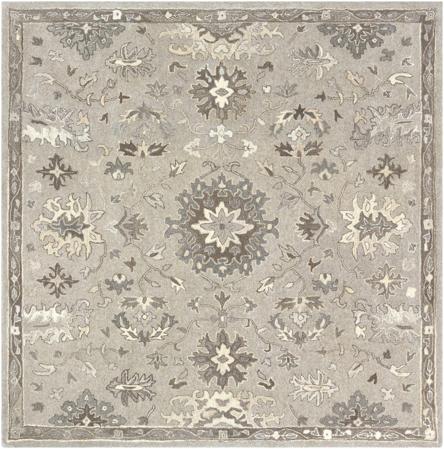 Willimantic Beige Thick Wool Rug - Quahog Bay Bedding