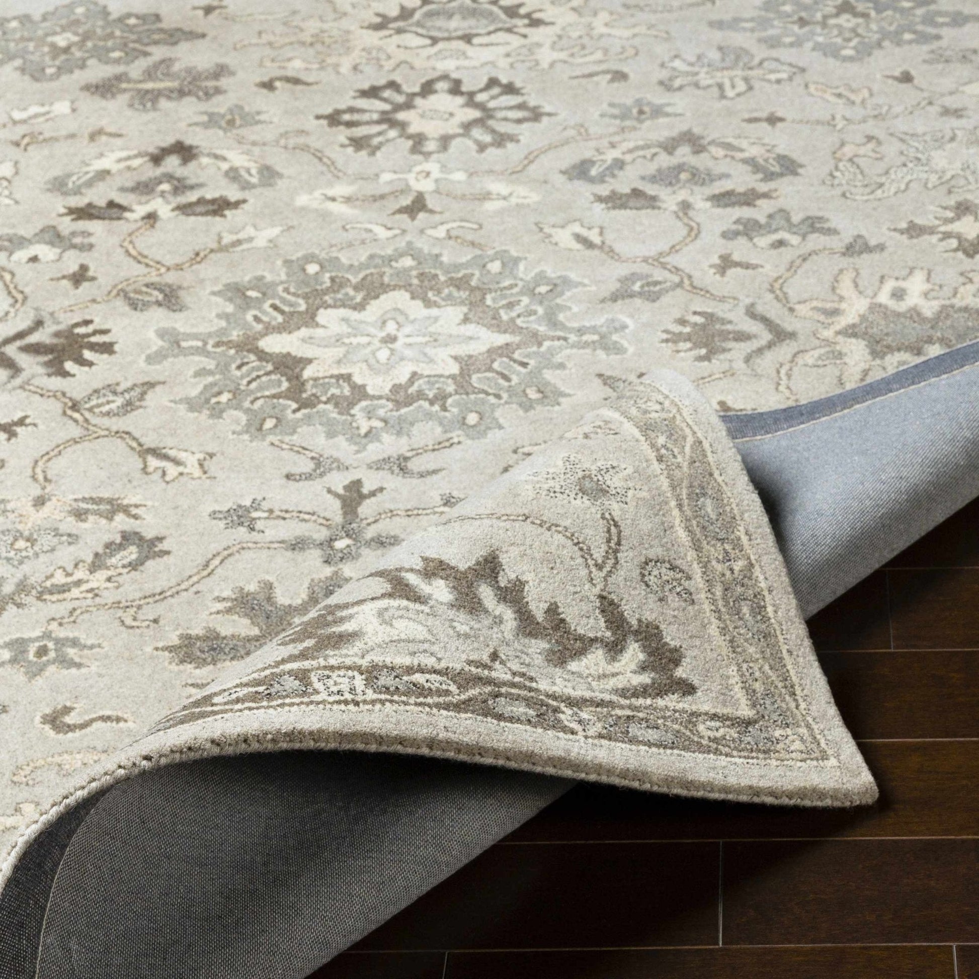 Willimantic Beige Thick Wool Rug - Quahog Bay Bedding
