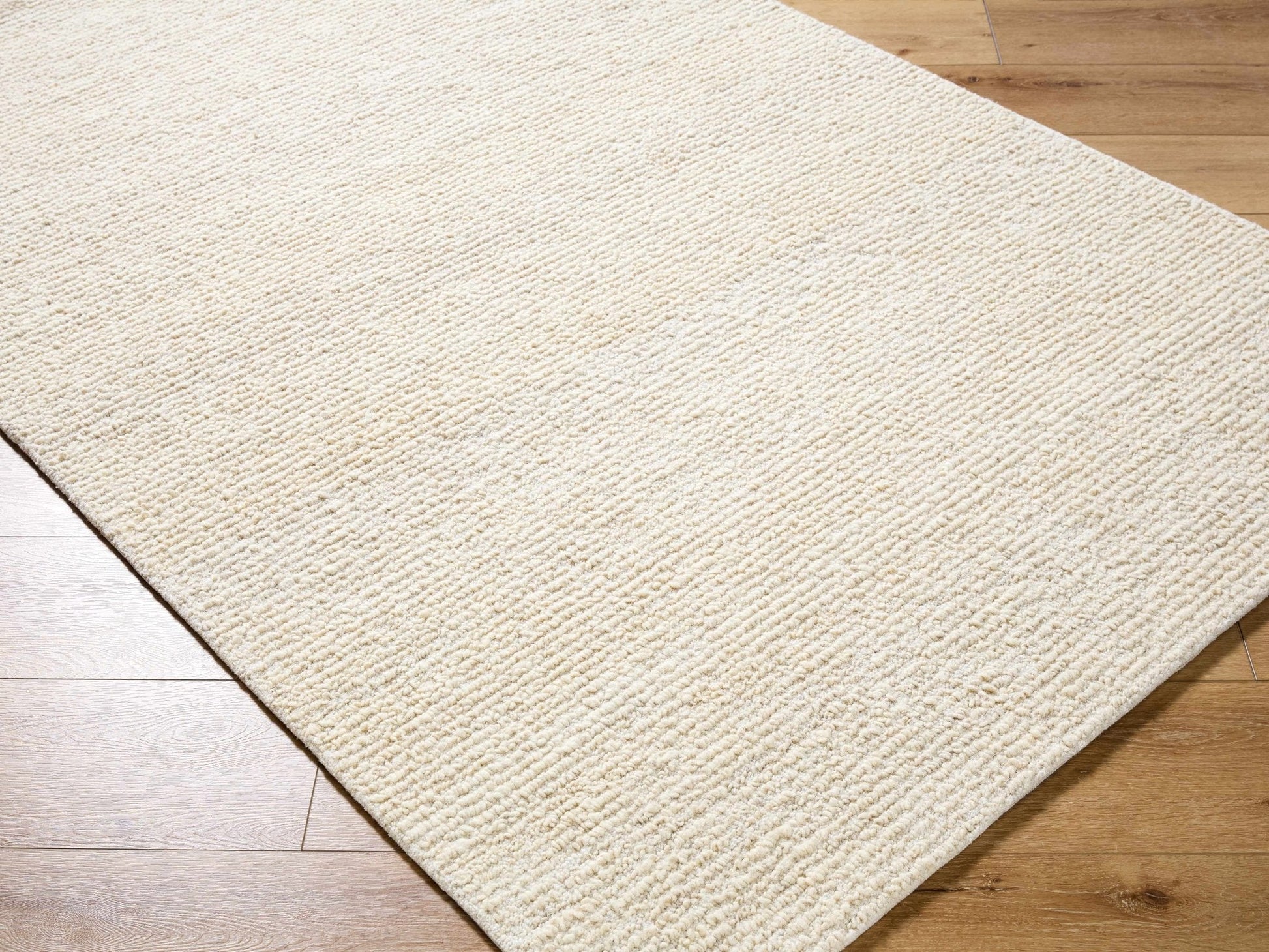 Winta Cream Wool Area Rug - Quahog Bay Bedding