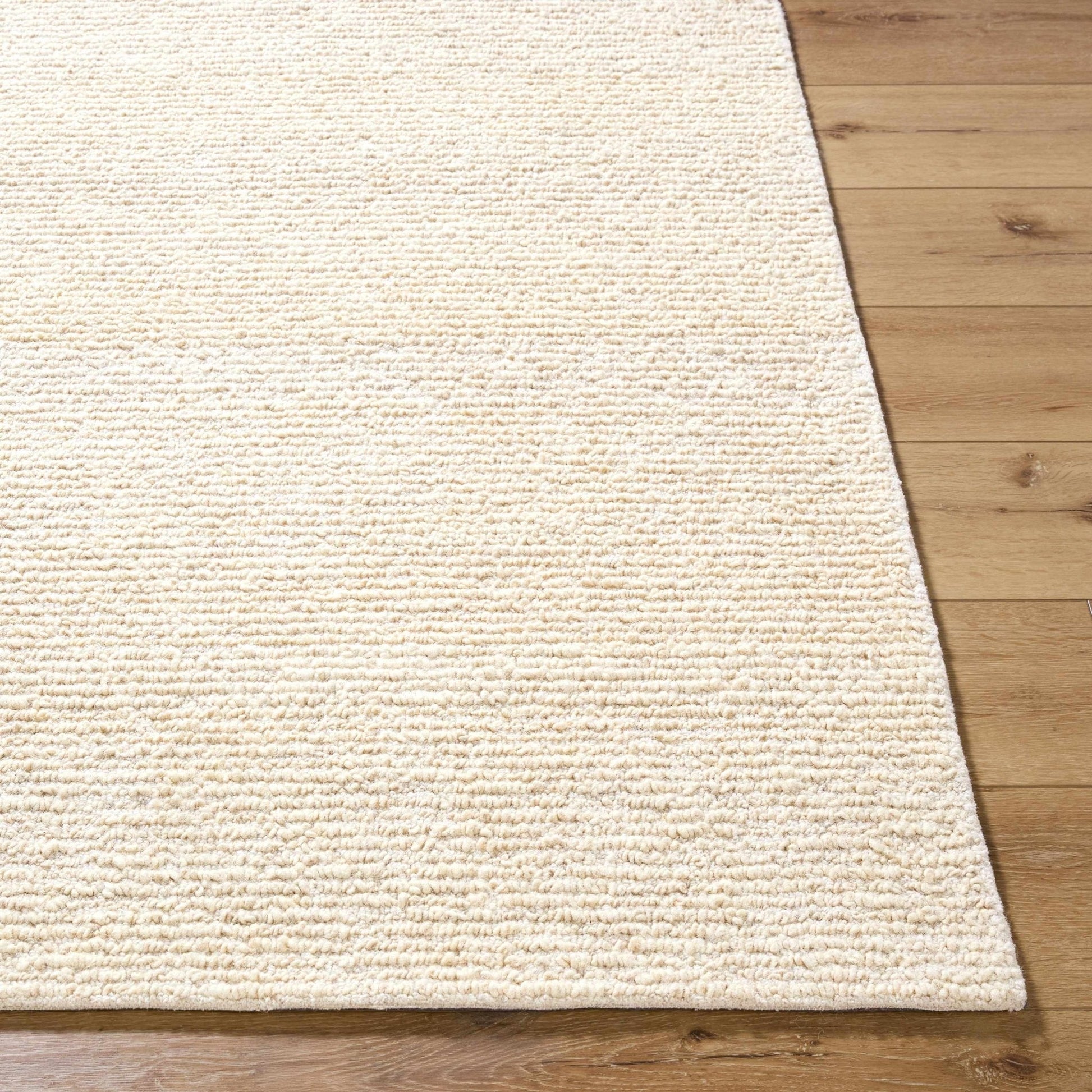 Winta Cream Wool Area Rug - Quahog Bay Bedding