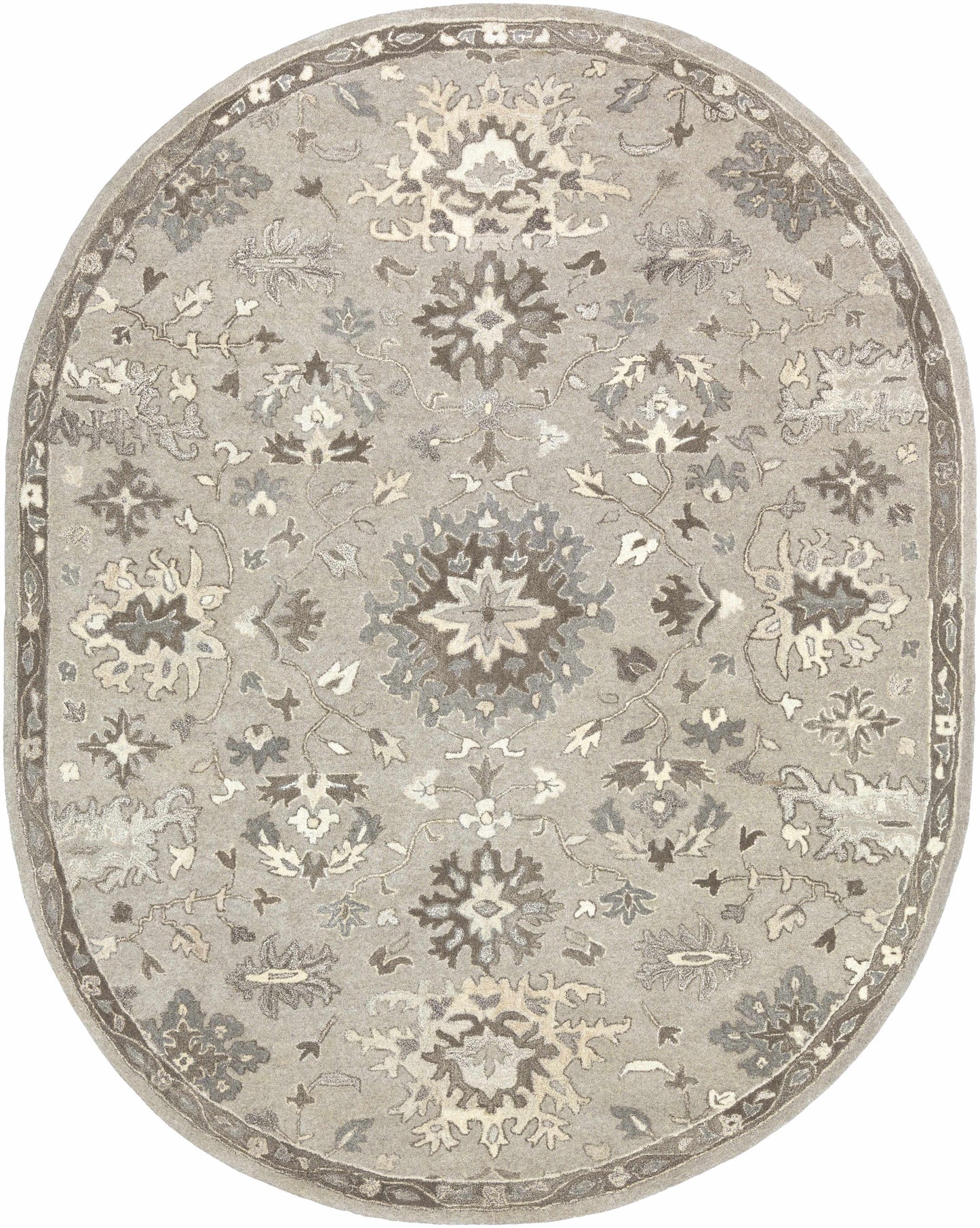 Willimantic Beige Thick Wool Rug