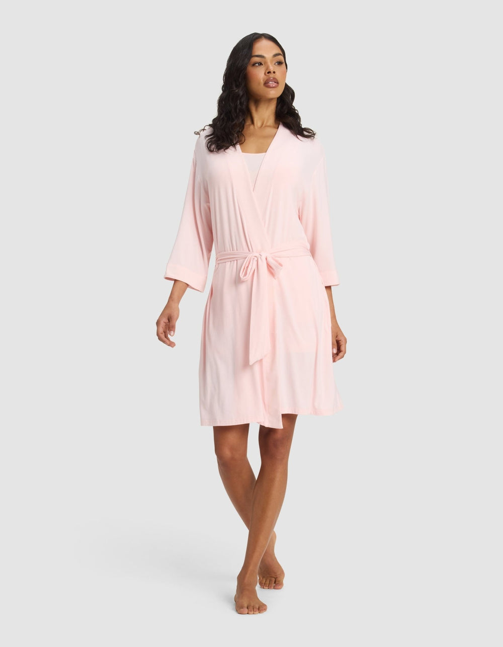 Women's Bamboo Stretch-Knit Kimono Robe - Quahog Bay Bedding