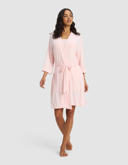 Women's Bamboo Stretch-Knit Kimono Robe - Quahog Bay Bedding