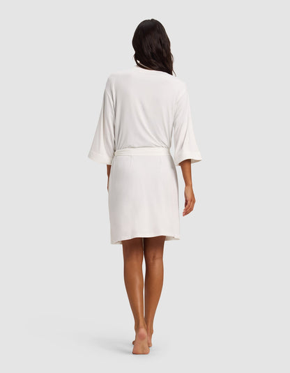 Women's Bamboo Stretch-Knit Kimono Robe - Quahog Bay Bedding