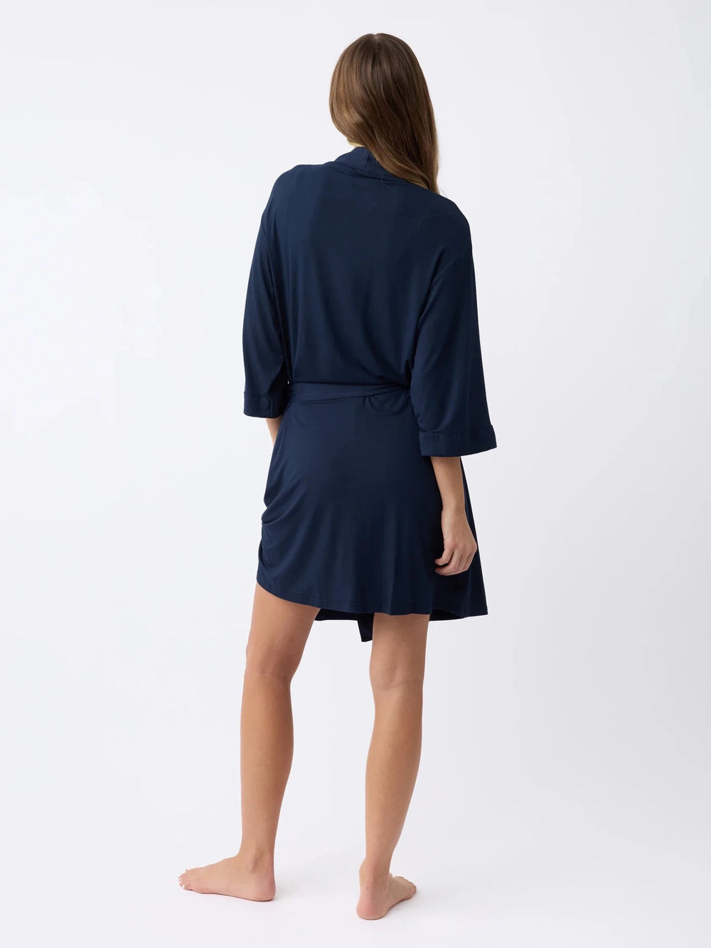 Women's Bamboo Stretch-Knit Kimono Robe - Quahog Bay Bedding
