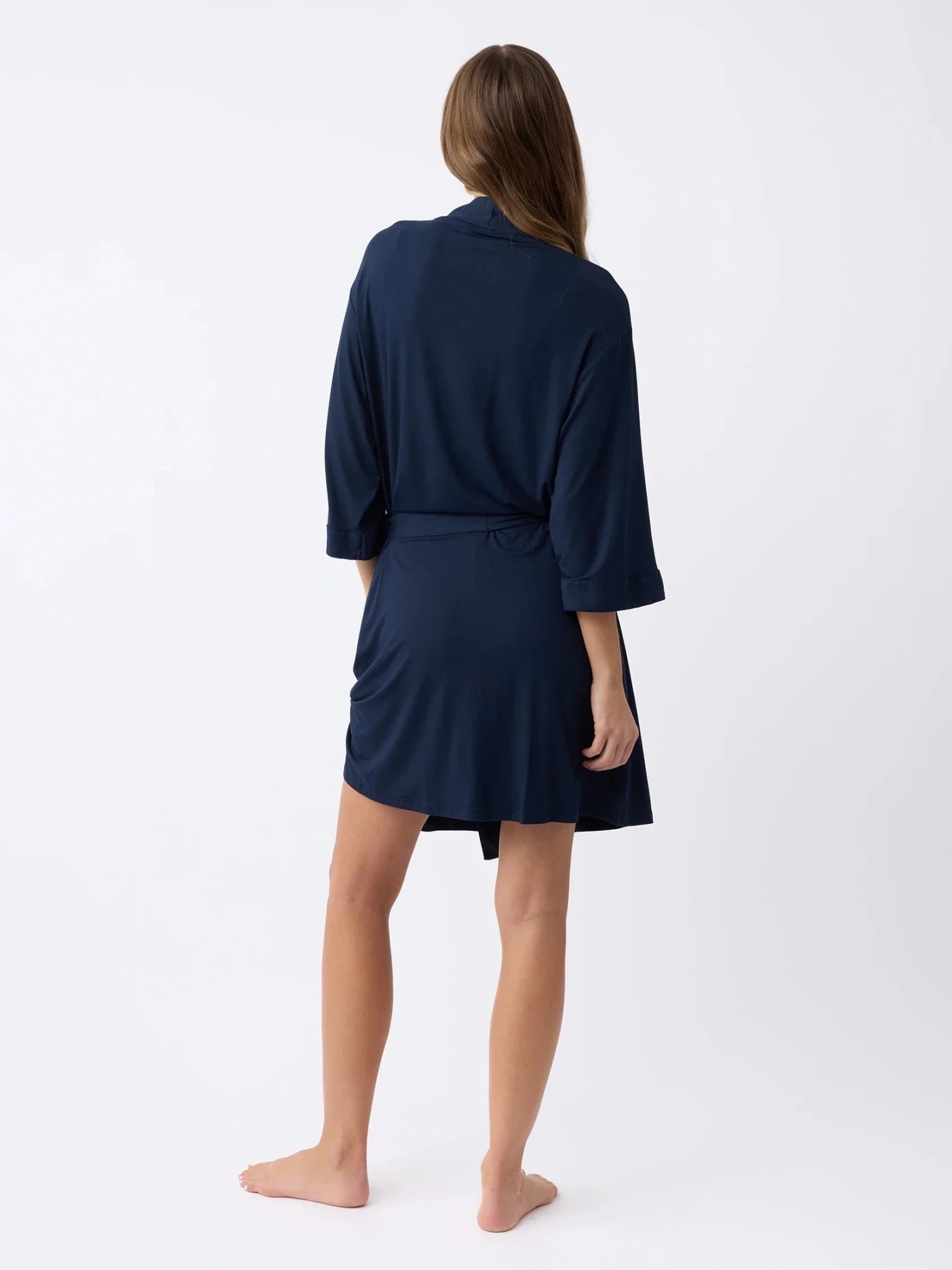 Women's Bamboo Stretch-Knit Kimono Robe - Quahog Bay Bedding
