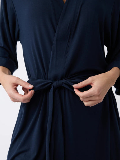 Women's Bamboo Stretch-Knit Kimono Robe - Quahog Bay Bedding