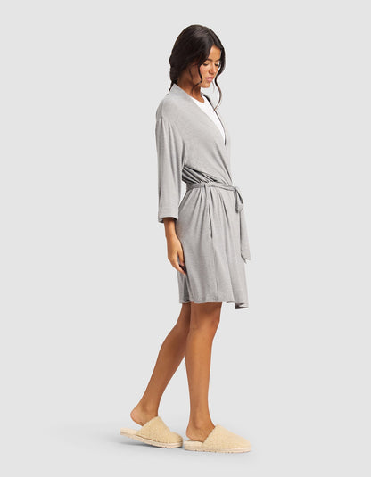 Women's Bamboo Stretch-Knit Kimono Robe - Quahog Bay Bedding