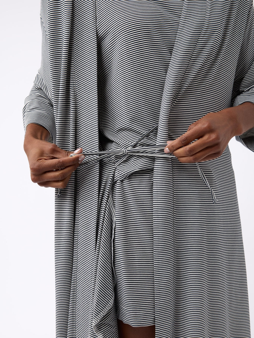 Women's Bamboo Stretch-Knit Kimono Robe - Quahog Bay Bedding