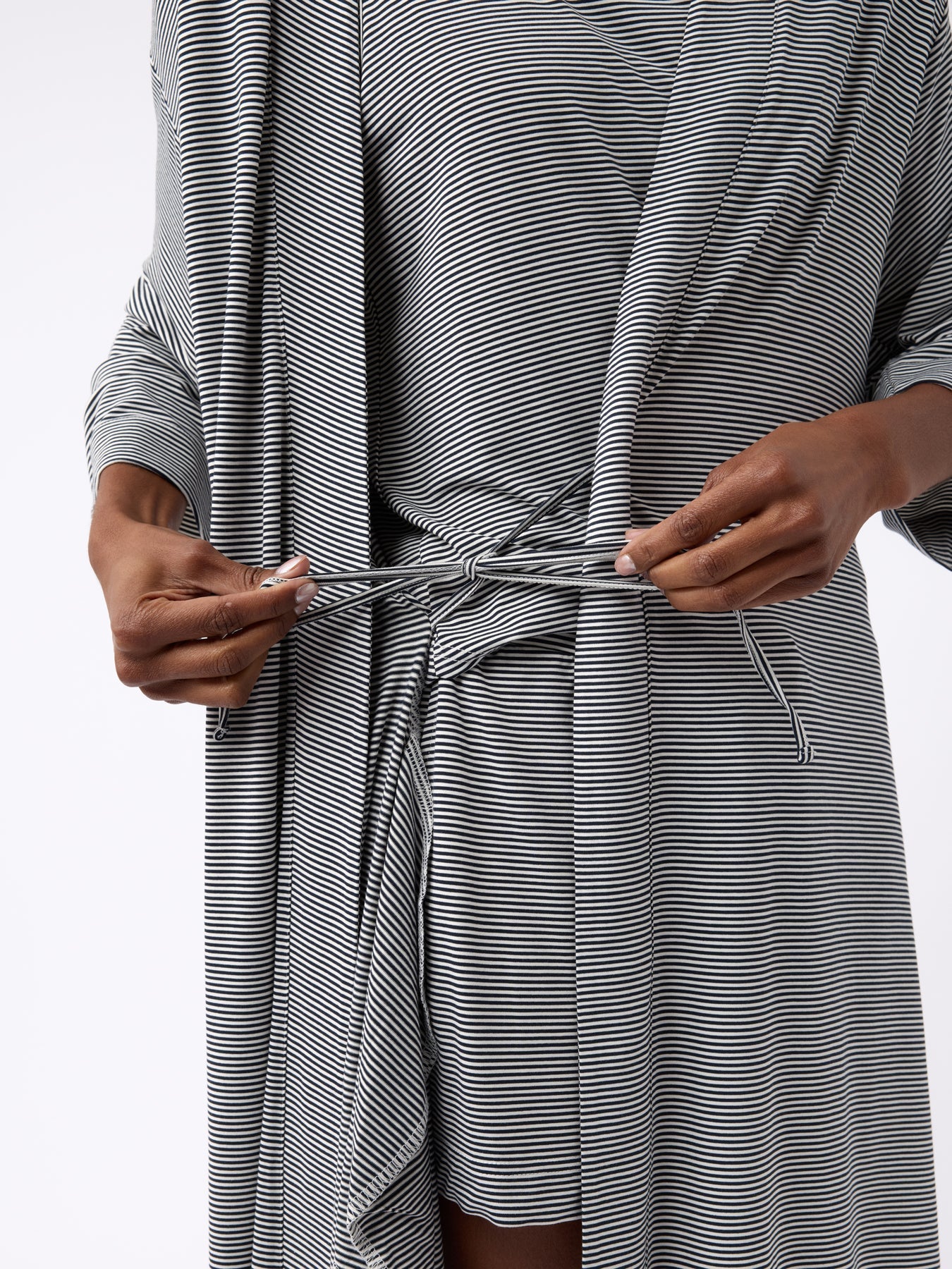 Women's Bamboo Stretch-Knit Kimono Robe - Quahog Bay Bedding