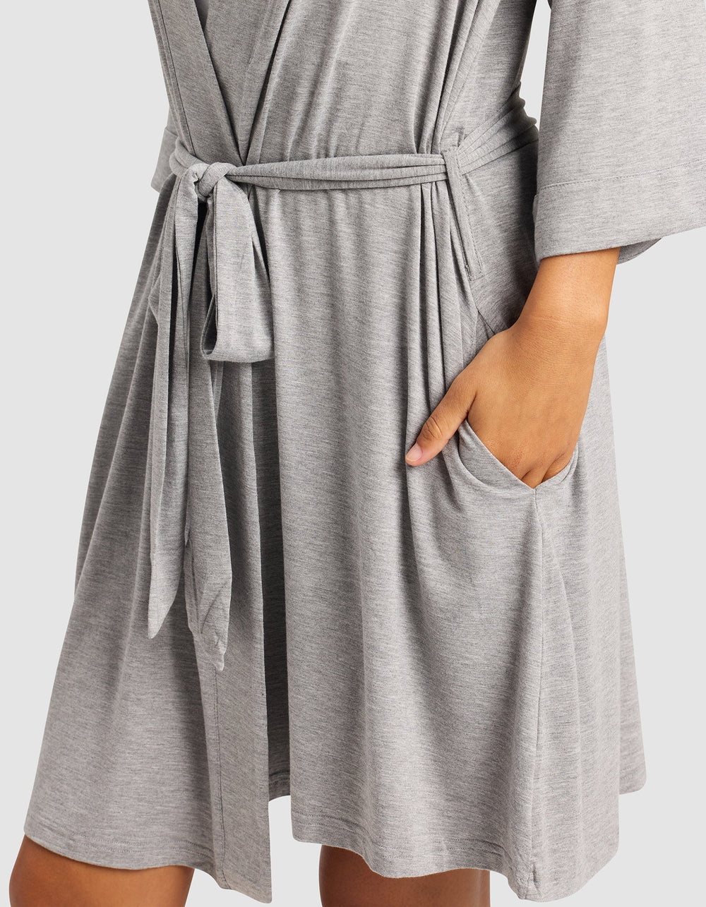 Women's Bamboo Stretch-Knit Kimono Robe - Quahog Bay Bedding
