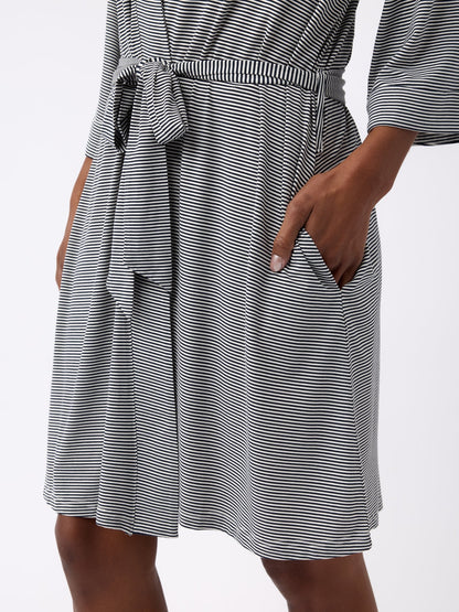 Women's Bamboo Stretch-Knit Kimono Robe - Quahog Bay Bedding