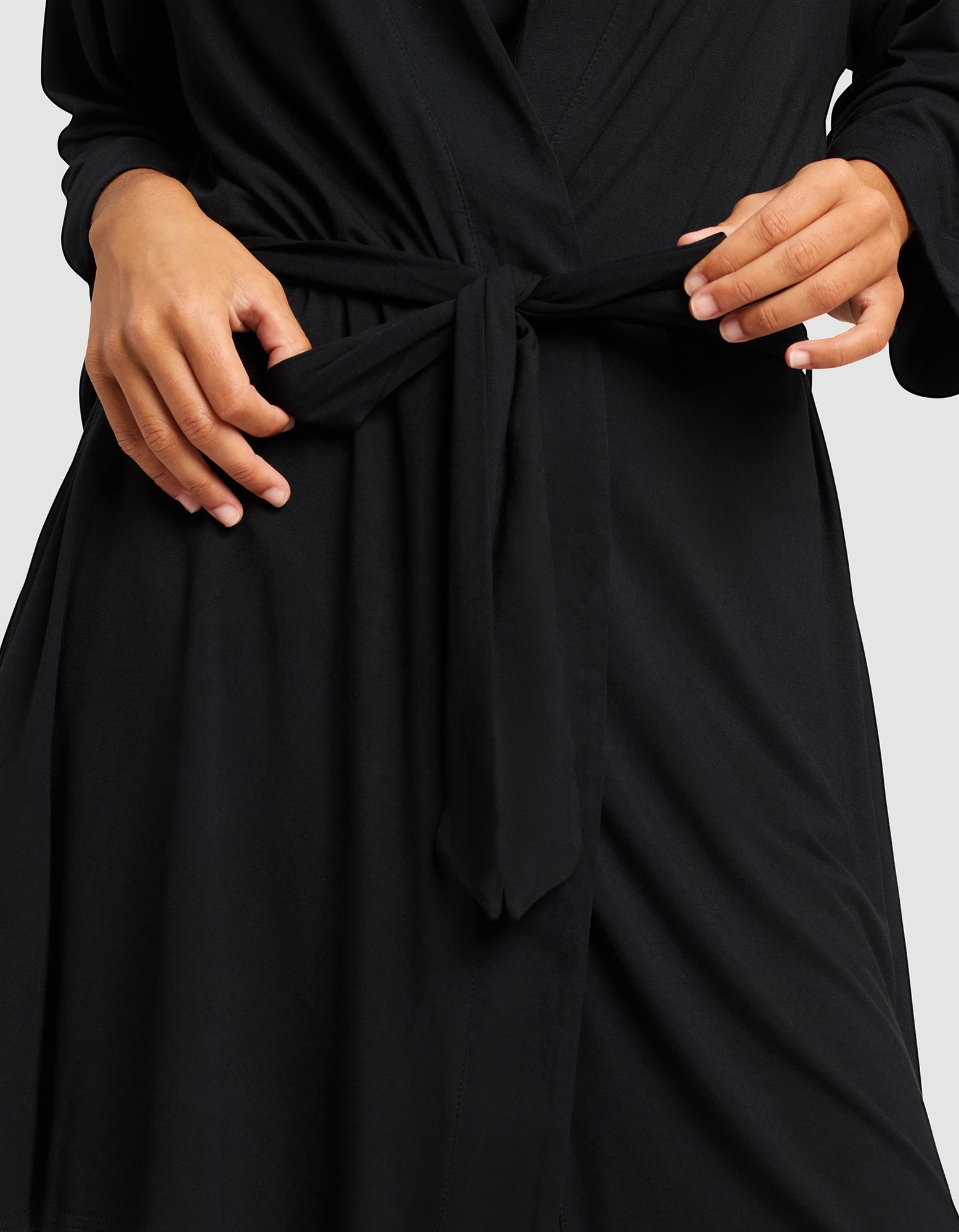 Women's Bamboo Stretch-Knit Kimono Robe - Quahog Bay Bedding