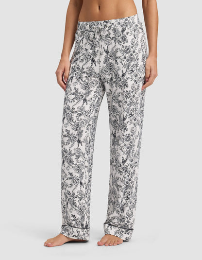 Women's Bamboo Stretch-Knit Long Sleeve Pajama Set - Quahog Bay Bedding