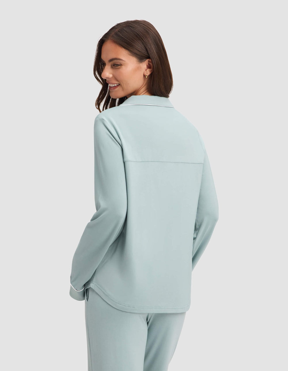 Women's Bamboo Stretch-Knit Long Sleeve Pajama Set - Quahog Bay Bedding