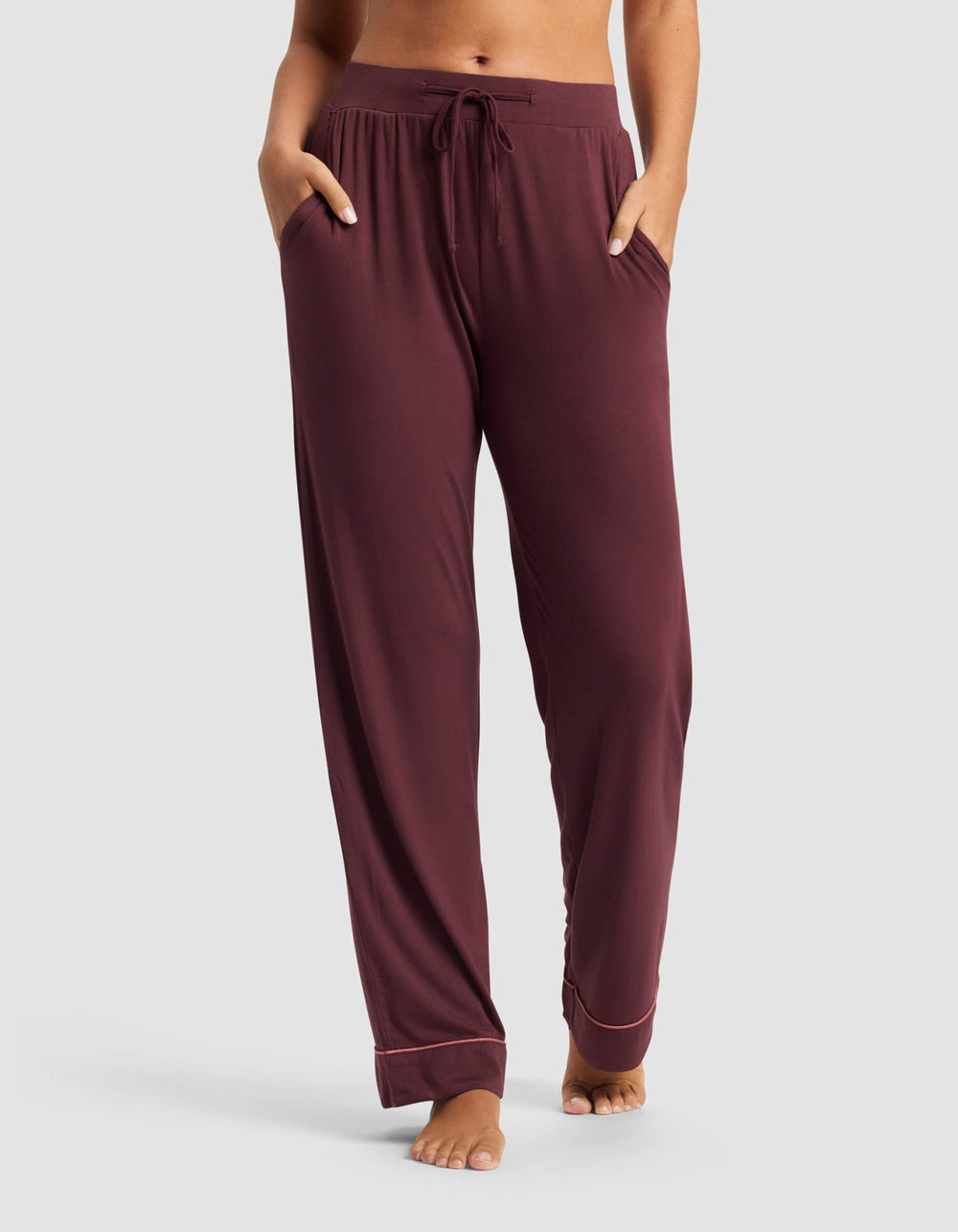 Women's Bamboo Stretch-Knit Long Sleeve Pajama Set - Quahog Bay Bedding